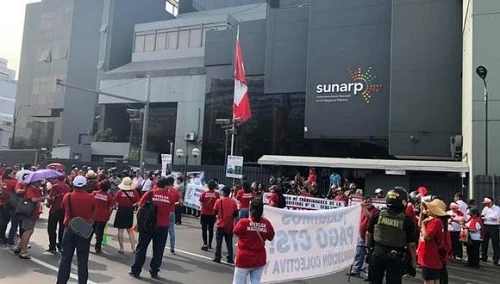 Sunarp-huelga