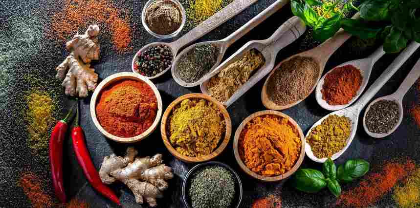 Composition,With,Assortment,Of,Spices,And,Herbs.